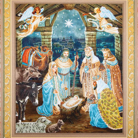 Diamond Dotz Nativity Scene With 3 Kings DD15.002