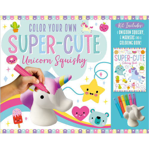 Color Your Own Super-Cute Unicorn Squishy Activity Book