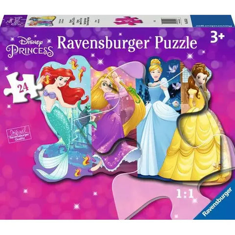 Puzzle | Pretty Princesses | 24 pc Shaped Floor Puzzle 3+ - CR Toys