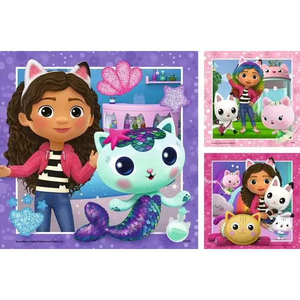 Puzzle | Gabby's Dollhouse | 3 x 49 pc 5+ - 3