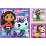 Puzzle | Gabby's Dollhouse | 3 x 49 pc 5+ - 3