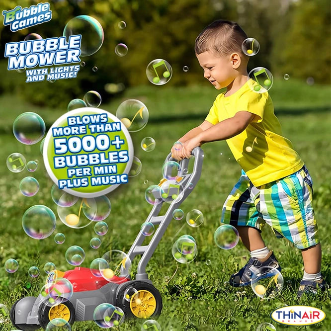 Bubble Mower with Bubble Formula