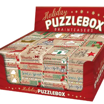 Holiday Puzzlebox Christmas Puzzles - CR Toys