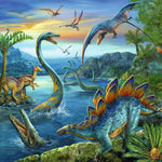Puzzle | Dinosaur Fascination | 3 x 49 pc 5+ - CR Toys