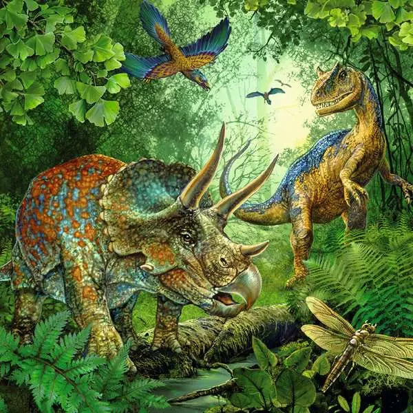 Puzzle | Dinosaur Fascination | 3 x 49 pc 5+ - CR Toys