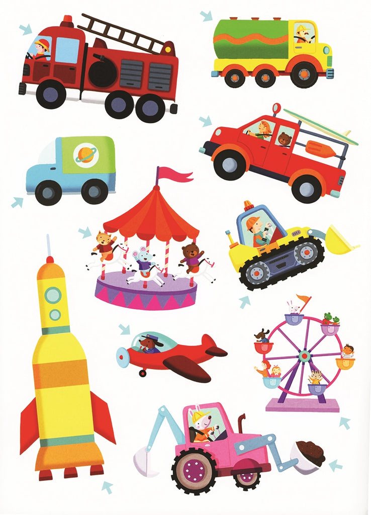 Big Stickers: Things That Go by Lauren Holowaty 3+ - 6