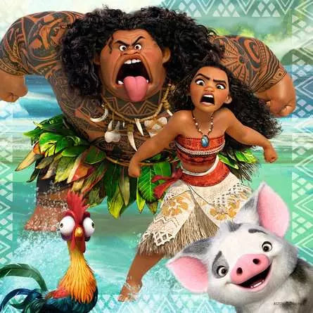 Puzzle | Moana Born to Voyage | 3 x 49 pc 5+ - 4