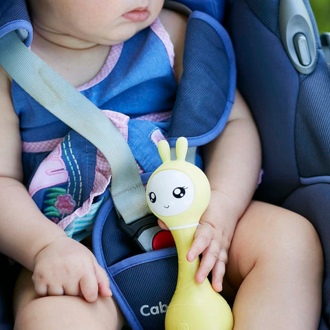 Smarty Bunny Sensory toy w/Music Lights & Teething | Yellow - 1