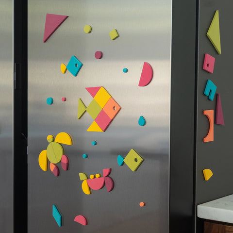 Magnetic Shapes | Rainbow Pop 198 Pc | Ages 3+ - 1