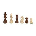 Chess | French Staunton | Weighted Pieces & Walnut Board | 14.75 Inch Game - 5