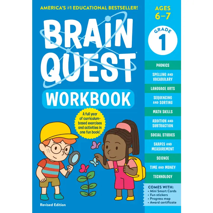 Brain Quest Math Workbook: 1st Grade - 1