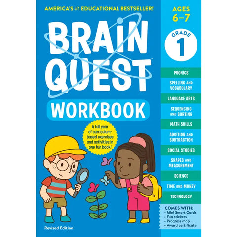 Brain Quest Math Workbook: 1st Grade - 1