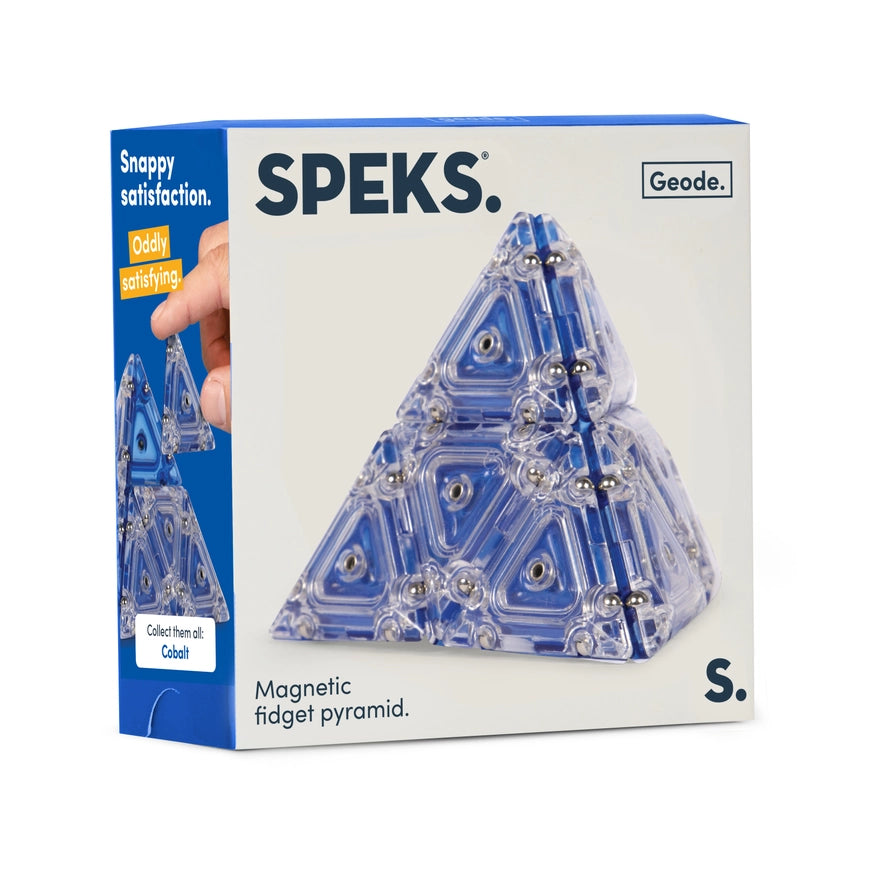 Geode Pyramid Coboalt Speks Magnetic Fun Ages 14+