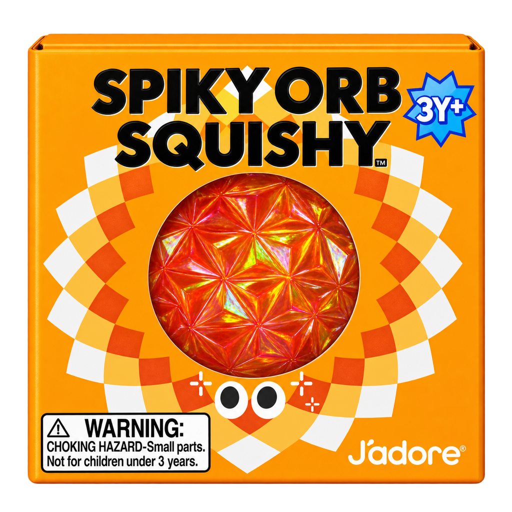Squishy Spiky Orb | Orange - 1
