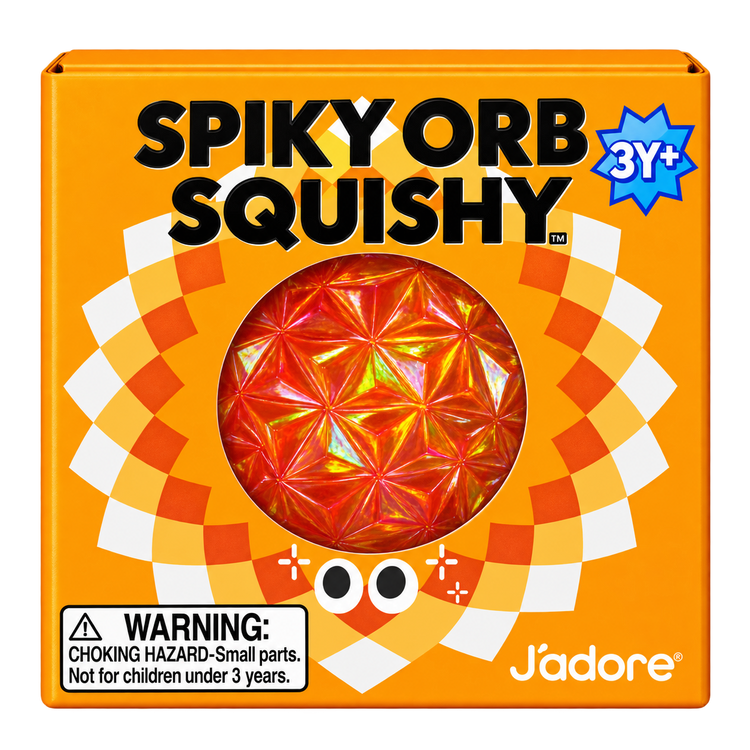 Squishy Spiky Orb | Orange - 1