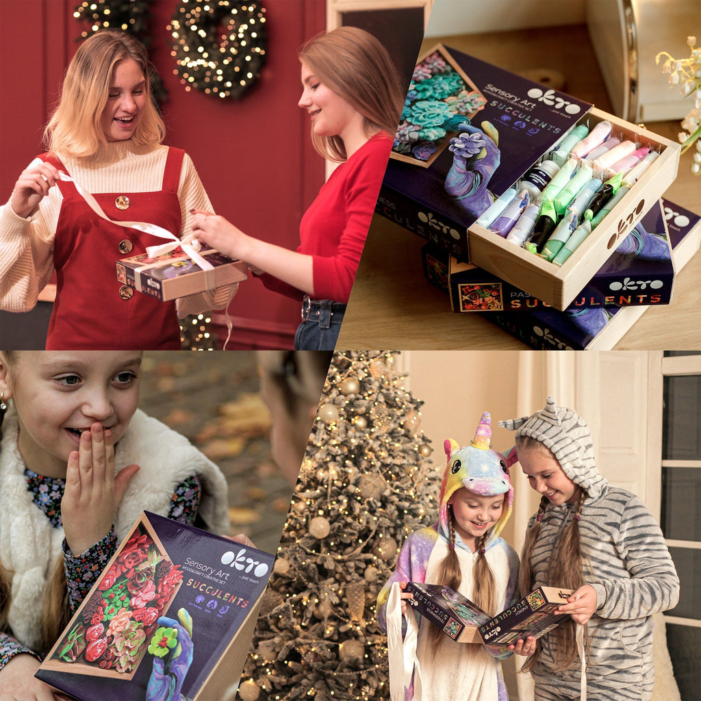 OKTO Sensory Art Wood & Craft | Flowers