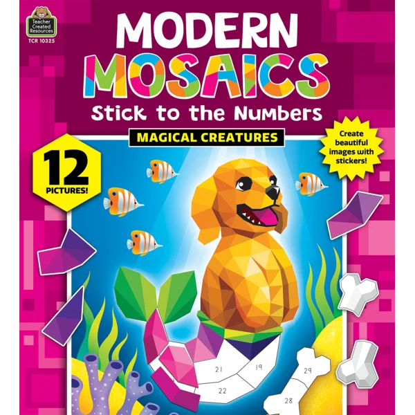 Teacher Creative Resources | Modern Mosaics | Magical Creatures - CR Toys