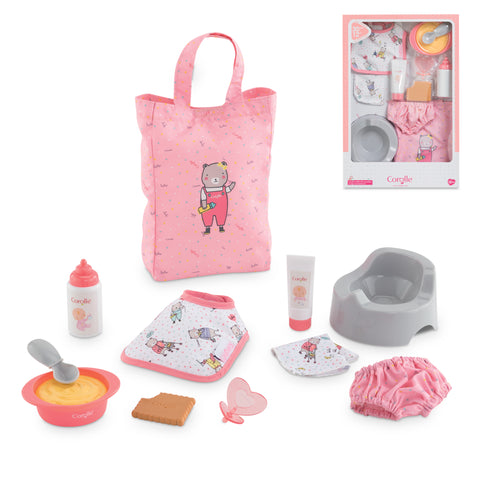 Pink Large Accessories Set For Baby Dolls For Ages 2+