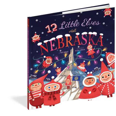 12 Little Elves Visit Nebraska - Ages 4+ - CR Toys