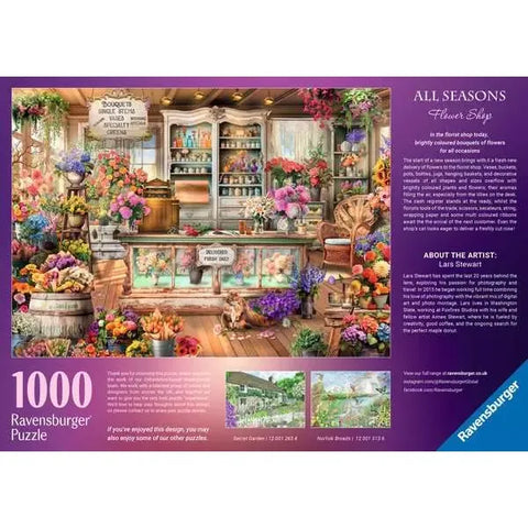 Puzzle | All Seasons Flower Shop | 1000 Pc - CR Toys