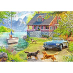 Puzzle | Summer Lake House | 200 Pc - 2