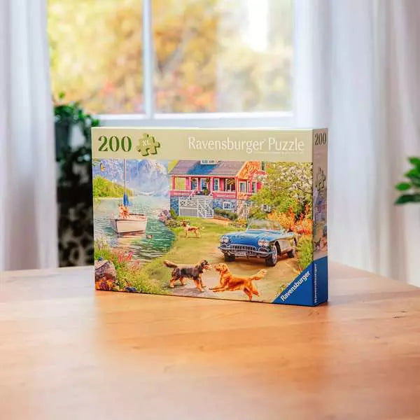Puzzle | Summer Lake House | 200 Pc - 3