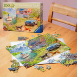 Puzzle | Summer Lake House | 200 Pc - 5