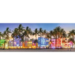 Puzzle | Night Glow on Ocean Drive Panoramic | 1000 Pc - 3