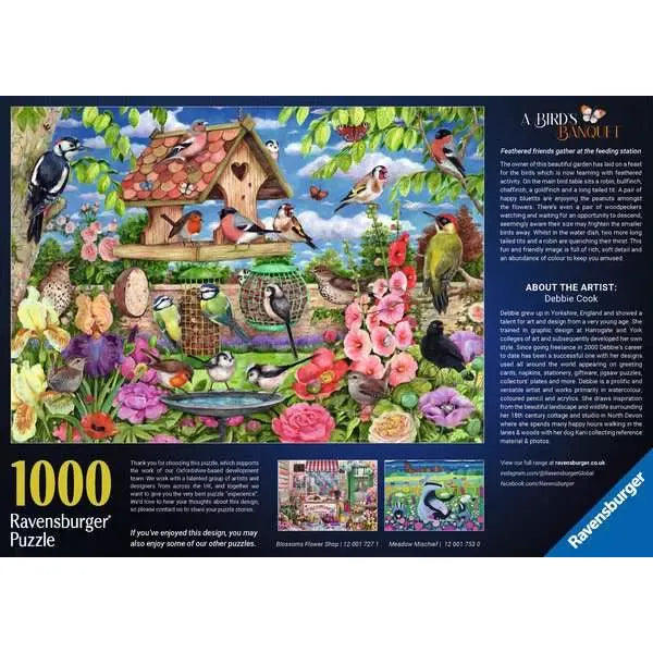 Puzzle | The Bird Table | 1000 Pc - 6