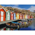 Puzzle | Colorful Houses in Sweden | 100 Pc - 2