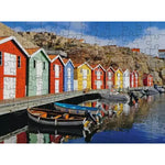 Puzzle | Colorful Houses in Sweden | 100 Pc - 3