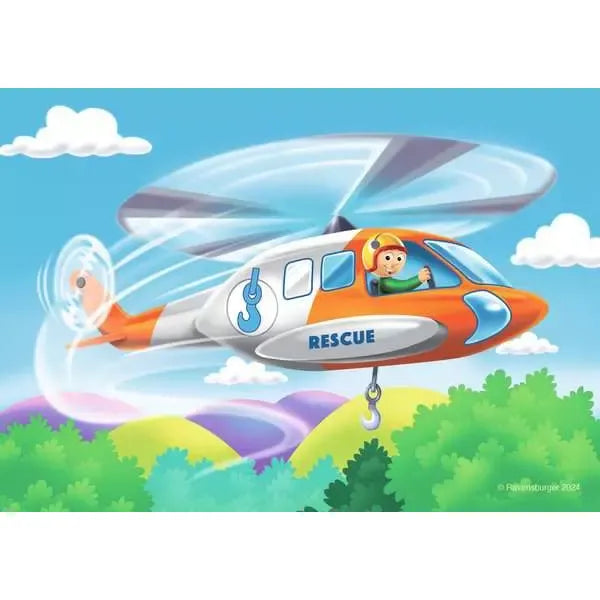 Puzzle | Rescue Vehicles 2,3,4,5 pc Puzzles 18m+ - 5