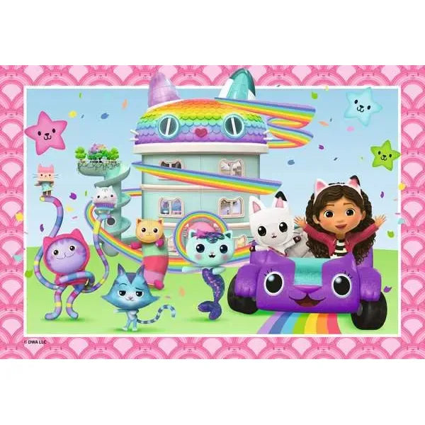 Puzzle | Gabby's Dollhouse | 2x24 Pc 4+ - 3