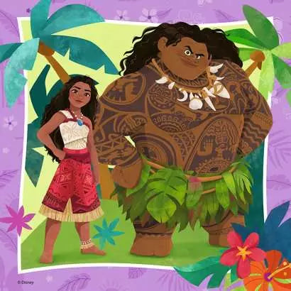 Puzzle | Moana 2 Off To New Adventures | 3x49 pc - 3