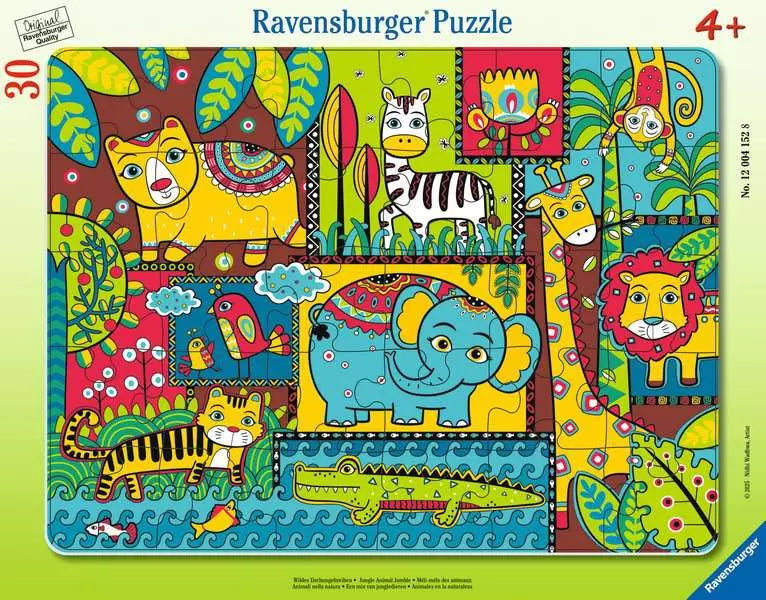 Puzzle | Jungle Animal Jumble | 30 Pc Frame 4+ - 1