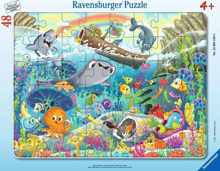 Puzzle | Ocean Friends | 48 Pc Frame 4+ - 2