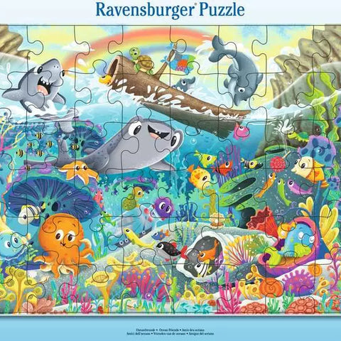 Puzzle | Ocean Friends | 48 Pc Frame 4+ - 1