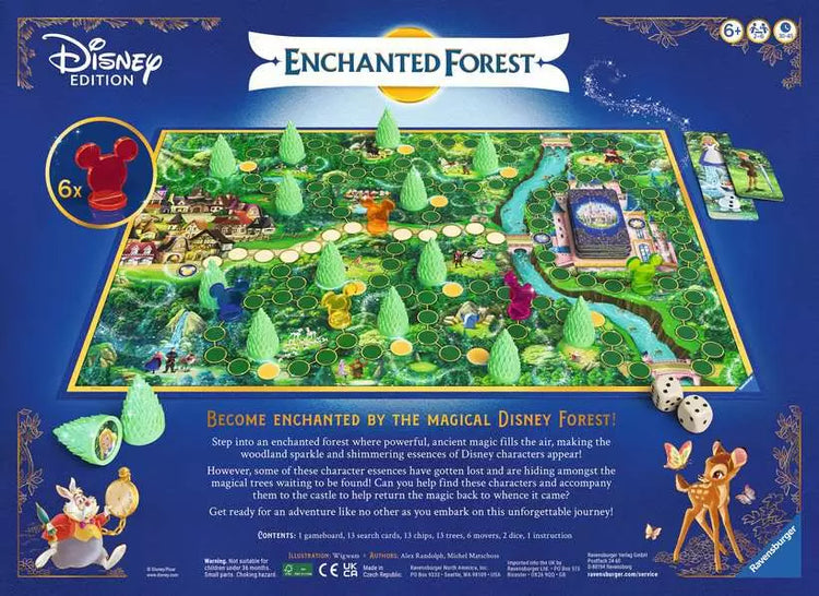 Disney Edition Enchanted Forest Board Game 6+ - 3