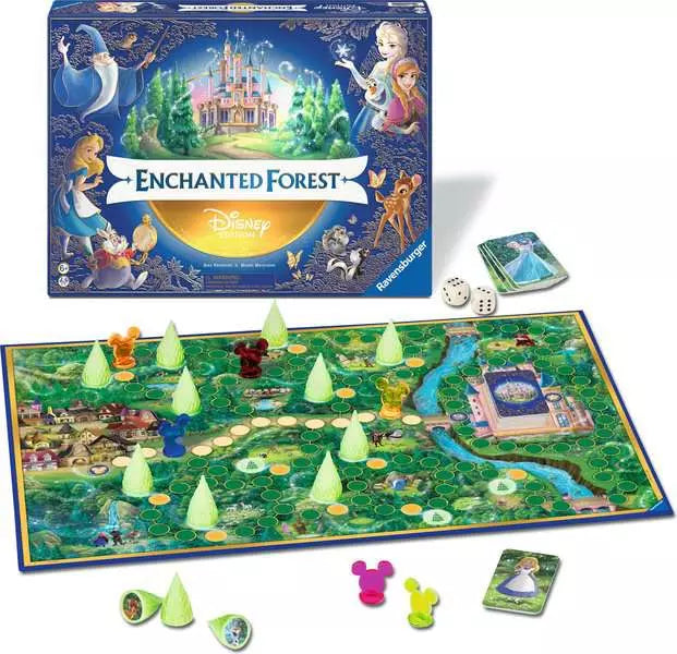 Disney Edition Enchanted Forest Board Game 6+ - 2