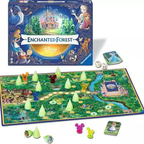 Disney Edition Enchanted Forest Board Game 6+ - 1
