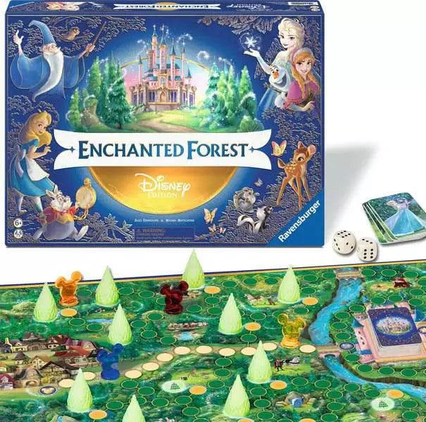 Disney Edition Enchanted Forest Board Game 6+ - 4