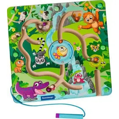 Magnetic Wooden Maze | Jungle 18m+ - 3