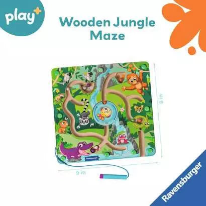 Magnetic Wooden Maze | Jungle 18m+ - 5