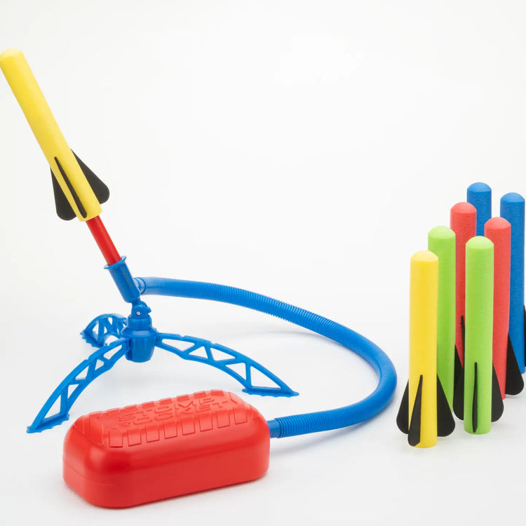 Jr Rainbow Stomp Rocket Kit | 8 Rockets | Ages 3+ - 2