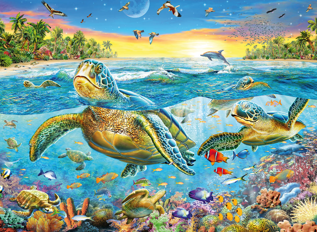 Swim With Sea Turtles 100Pc Puzzle For Ages 6+