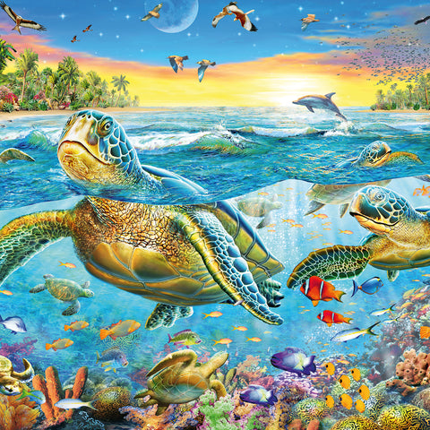 Swim With Sea Turtles 100Pc Puzzle For Ages 6+