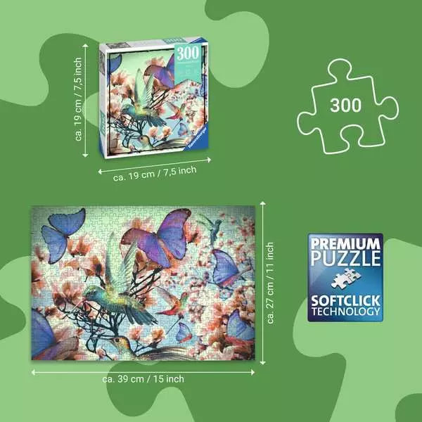 Puzzle | Mom Hummingbird | 300 pc - CR Toys