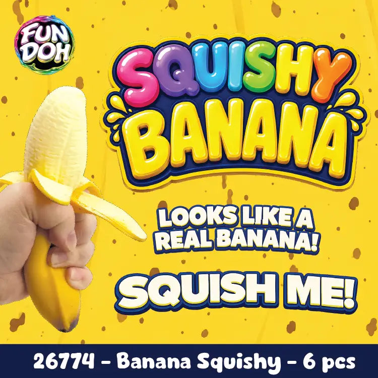 Fun Doh | Realistic Squishy Banana - 2