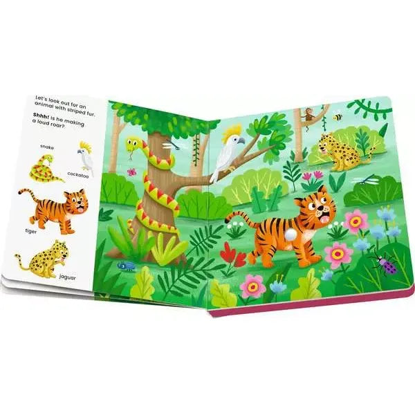 Shh Who's There? Jungle Animals Sound Book 12m+ - 8