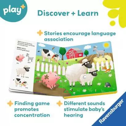 Shh Who's There? Baby Animals Sound Board Book 12m+ - 6